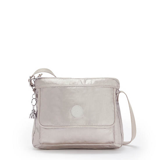 Sacs Crossbody Kipling Aisling Metallic Argent | FR 2168FD